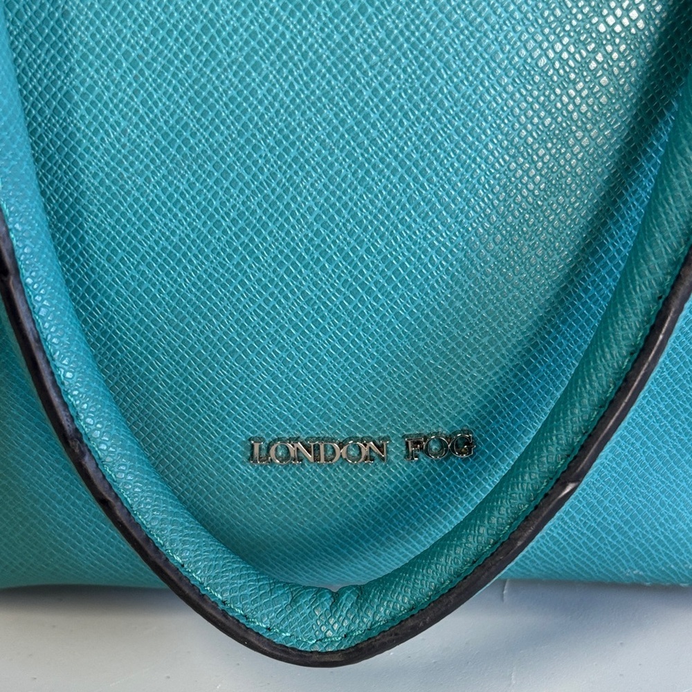 London Fog Turquoise Satchel - Picture 4 of 8